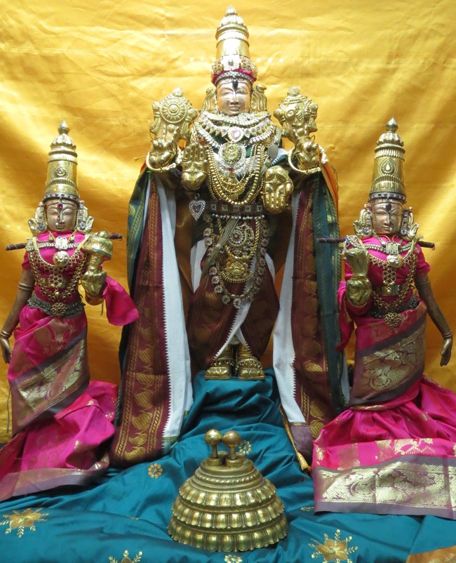 Thiruvelukkai Sri Azhagiya Singa Perumal Temple Ekadasi THirumanjanam-2015-06