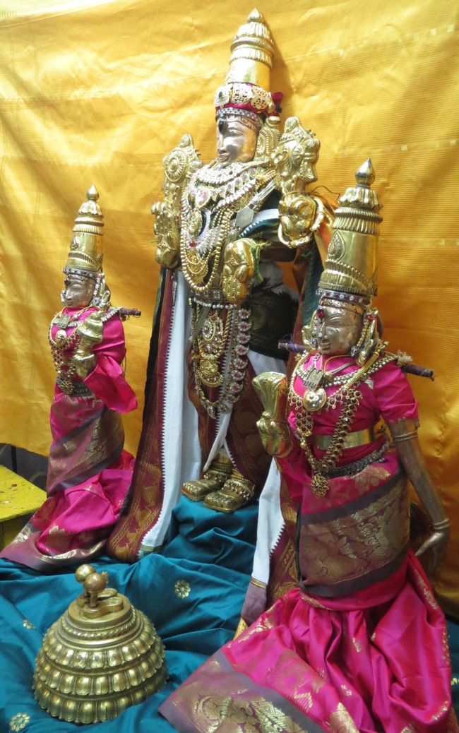 Thiruvelukkai Sri Azhagiya Singa Perumal Temple Ekadasi THirumanjanam-2015-08