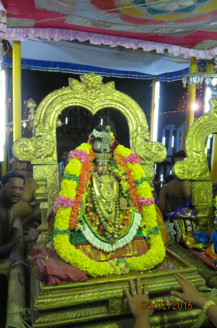 Kanchi Sri Devarajaswami Temple Ananathasaras Theppam Day 2  2015-16