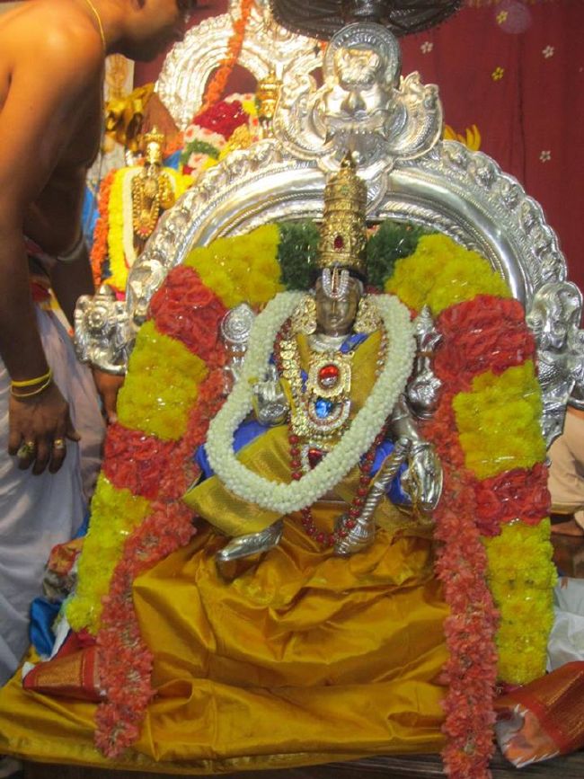 Malleswaram Sri Lakshmi Narasimha Swami Temple Brahmotsavam angurarpanam 2015-01