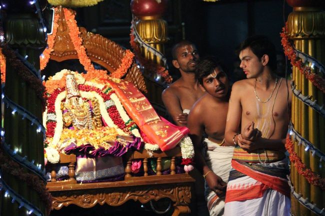 Malleswaram Sri Lakshmi Narasimha Swamy Temple Brahmotsavam Garuda Sevai -33