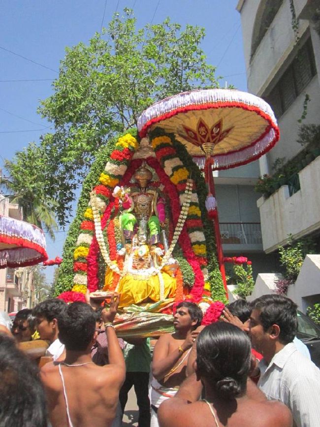 Malleswaram Sri Lakshmi Narasimha Swamy Temple Brahmotsavam Garuda Sevai -37