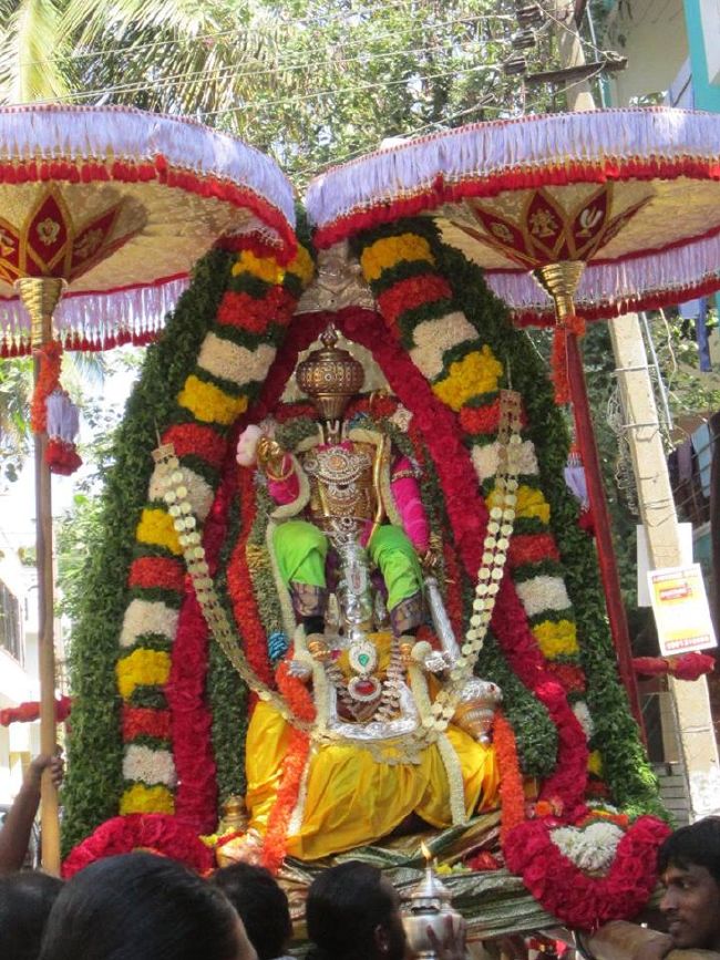 Malleswaram Sri Lakshmi Narasimha Swamy Temple Brahmotsavam Garuda Sevai -38
