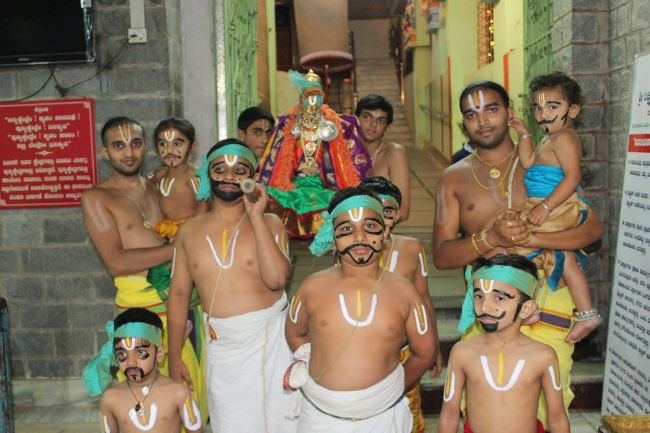 Malleswaram Sri Lakshmi Narasimhaswamy Temple brahmotsavam day 6 Kudhirai vahanam 2015 -12