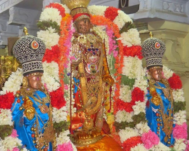 Monthly Purattadhi Tirumanjanam at the Brindavanam of Kanchi Sri Devaperumal Ammavasai Purappadu-2015-12