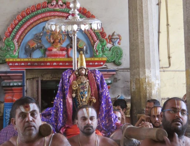Monthly Purattadhi Tirumanjanam at the Brindavanam of Kanchi Sri Devaperumal Ammavasai Purappadu-2015-26