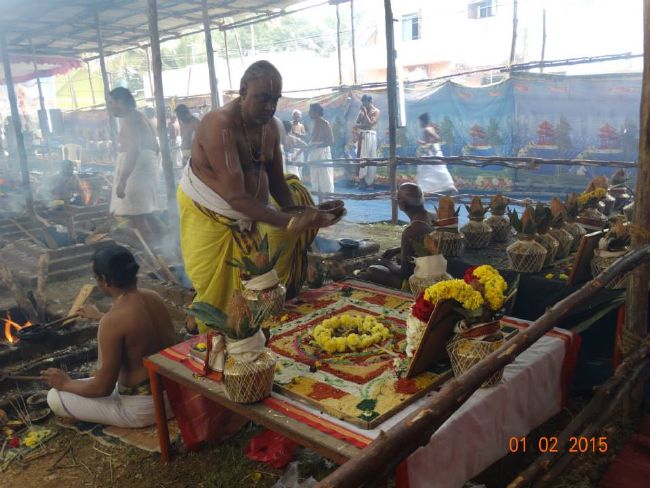 Sri Maha Sudharshana Koti Japa Yagyam At Perungalathur Concludes  2015 -04