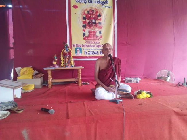 Sri Maha Sudharshana Koti Japa Yagyam At Perungalathur  Day 2 2015-06