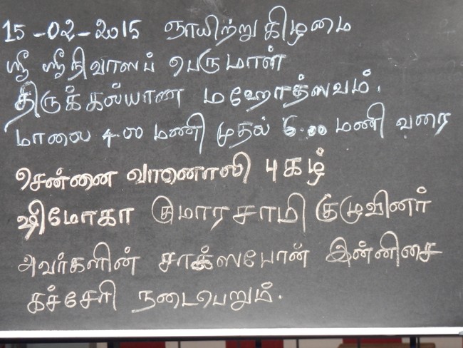 Sriperumpudur Sri Srinivasa Perumal Temple Jaya varusha Thai Masi Kalyanotsavam 2015 -10