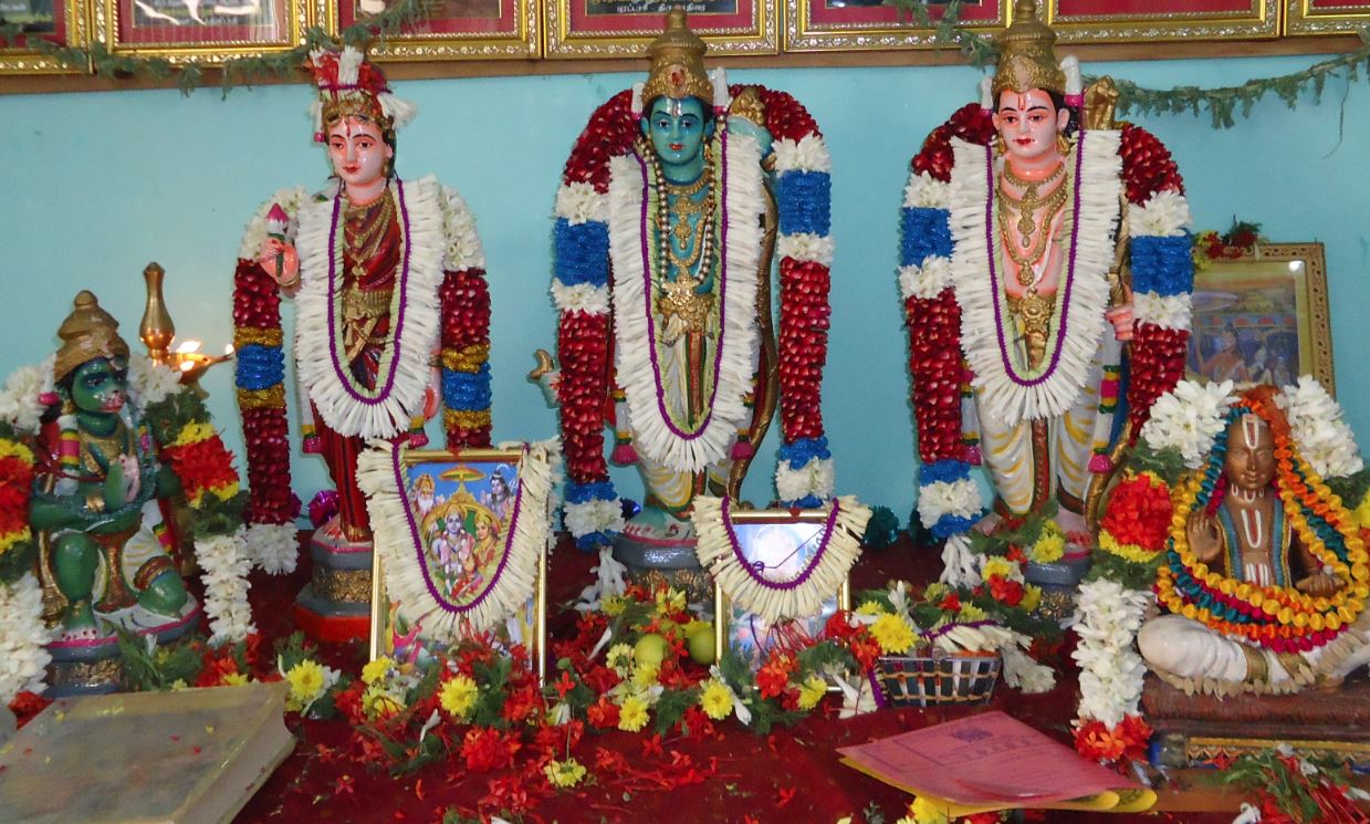 Srirangam Poundarikarpuram Ashramam ramayana Navaha Moola Parayanam concludes 2015