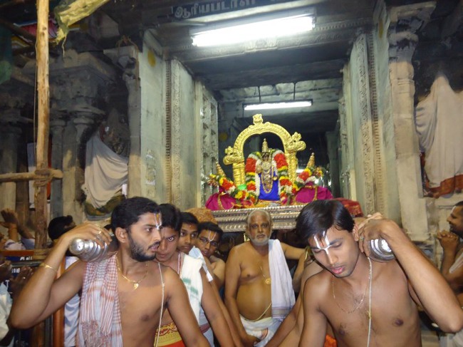 Srirangam Ranganathaswami Temple  Masi Theppotsavam Nel Alavai  -2015-09