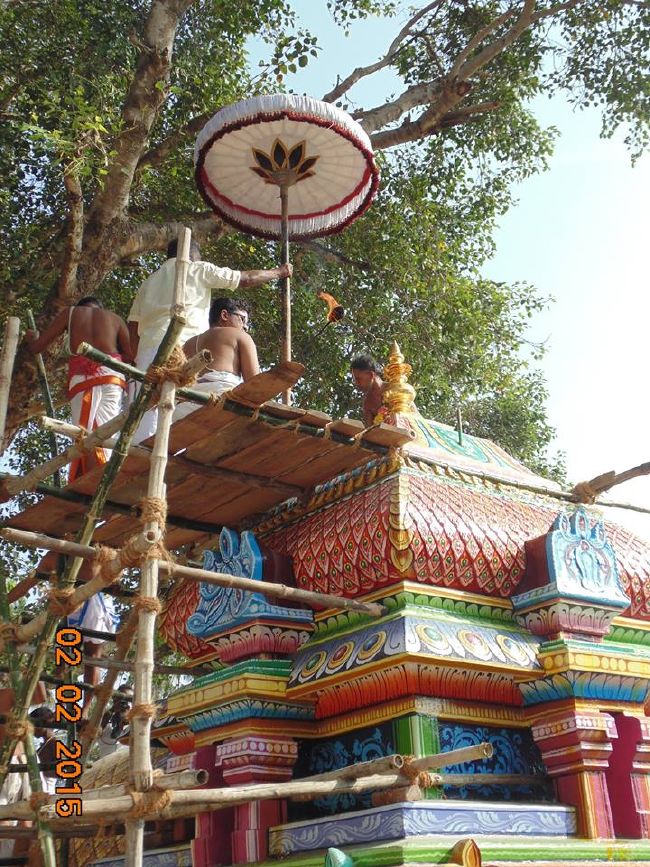 THirucherai Saranatha Perumal temple Brahmotsavam Vennai Thazi Utsavam 2015-02