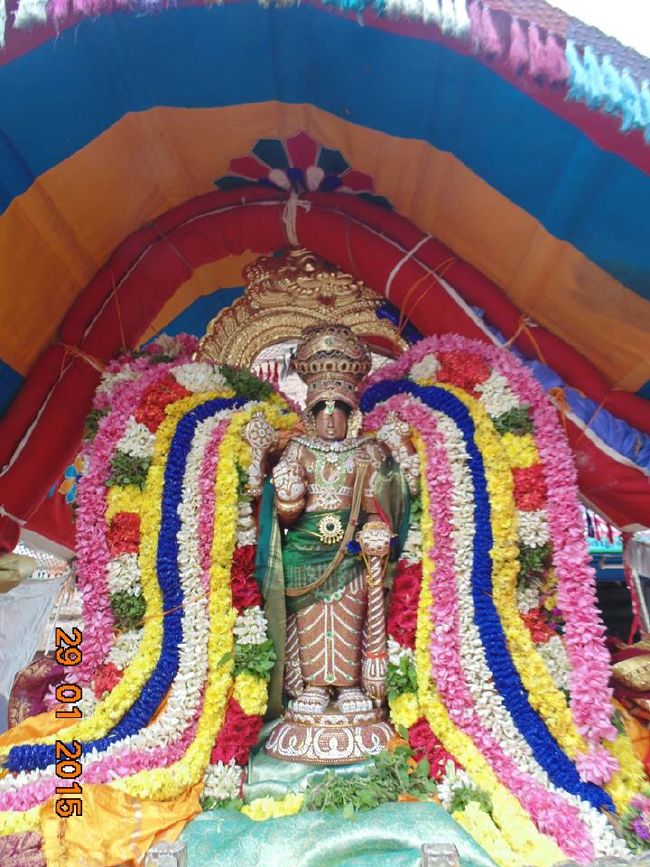 Thirucherai Sri Saranatha Perumal Temple Thai brahmotsavam Garuda Vahanam 2015-10