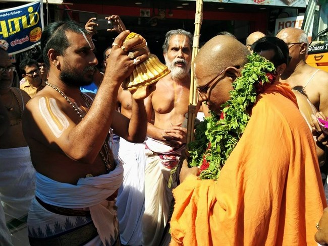 HH 46th Srimath Azhagiyasingar Mangalasasanam At Thiruchanoor Sri Padmavathi Thayar Temple5