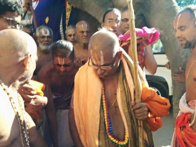 HH 46th Srimath Azhagiyasingar Thiruvenkatamudaiyan Mangalasasanam At Tirumala22