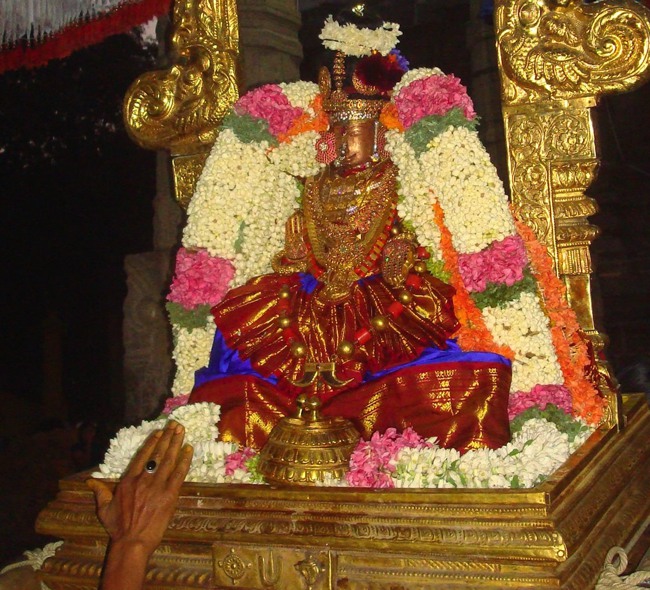 Kanchi Sri varadaraja Perumal Temple  Perundhevi Thayar Panguni Sukravara Purappadu-2015-06