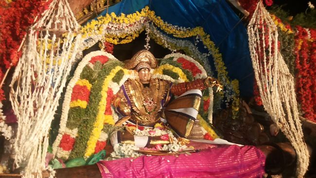 Mannargudi Sri Rajagopalan Brahmotsavam day 7 Pushpa Pallaku  2015 -01