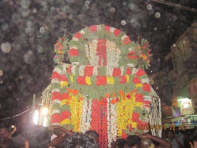 Mannargudi Sri Rajagopalan Brahmotsavam day 7 Pushpa Pallaku  2015 -15