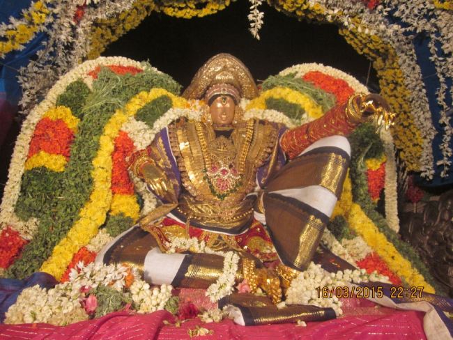 Mannargudi Sri Rajagopalan Brahmotsavam day 7 Pushpa Pallaku  2015 -18
