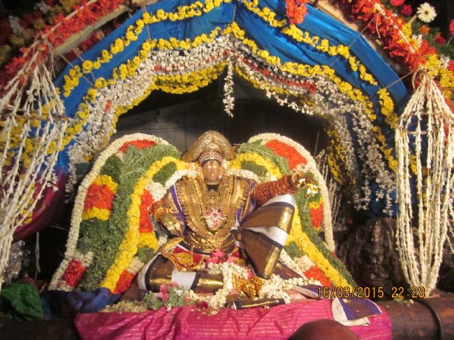Mannargudi Sri Rajagopalan Brahmotsavam day 7 Pushpa Pallaku  2015 -19