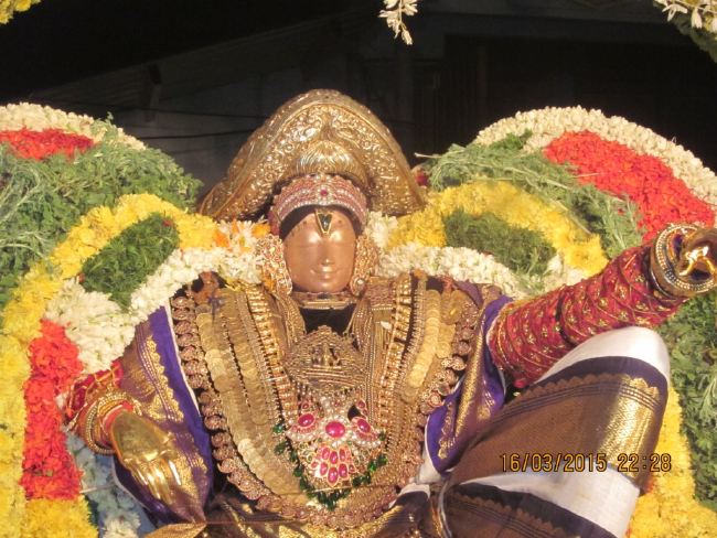 Mannargudi Sri Rajagopalan Brahmotsavam day 7 Pushpa Pallaku  2015 -21