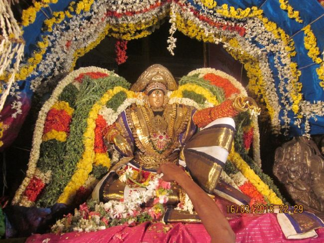 Mannargudi Sri Rajagopalan Brahmotsavam day 7 Pushpa Pallaku  2015 -23