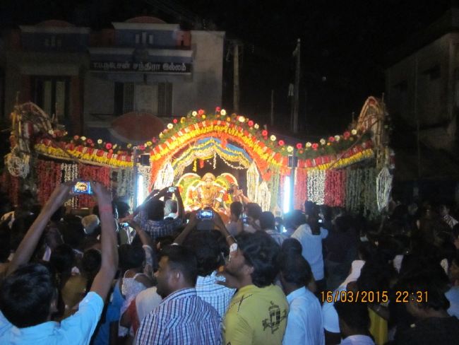 Mannargudi Sri Rajagopalan Brahmotsavam day 7 Pushpa Pallaku  2015 -24