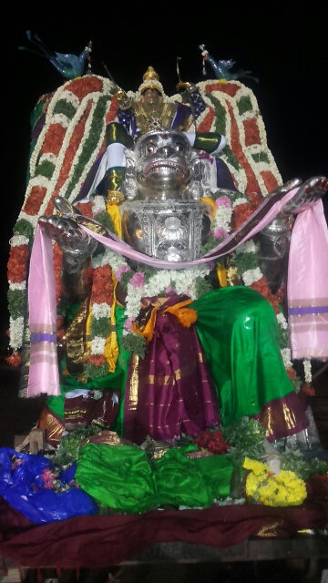 Mannargudi Sri Rajagopalaswami temple brahmotsavam day 13 morning 2015 -18