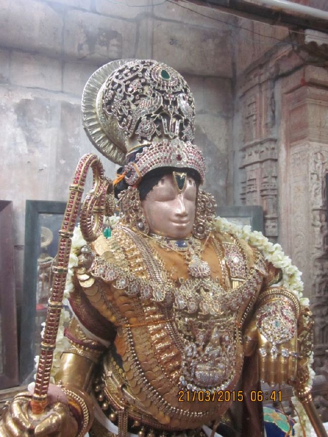 Mannarugdi Sri Rajagopalswami Temple Brahmotsavam Garuda Sevai morning purappadu 2015 -03