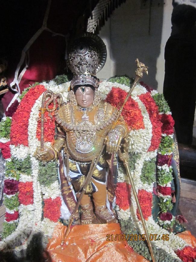 Mannarugdi Sri Rajagopalswami Temple Brahmotsavam Garuda Sevai morning purappadu 2015 -10