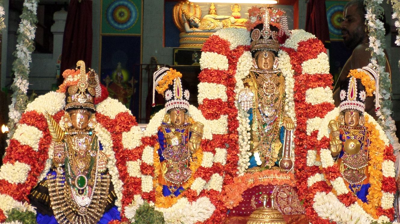 SVDD Srinivasa Perumal Temple Dhavanotsavam day 3 1 2015