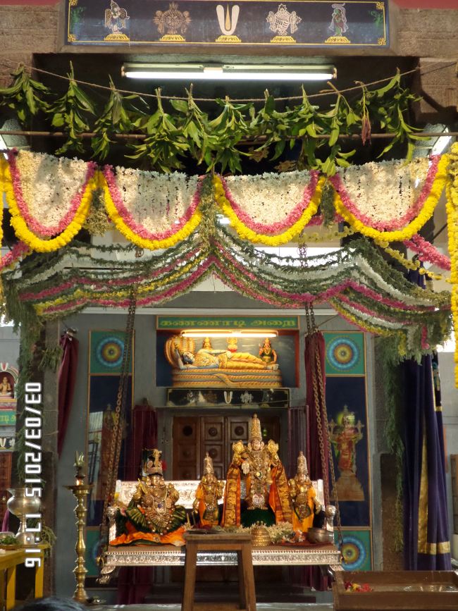 SVDD Srinivasa Perumal temple Dhavanotsavam day 1 2015 -05