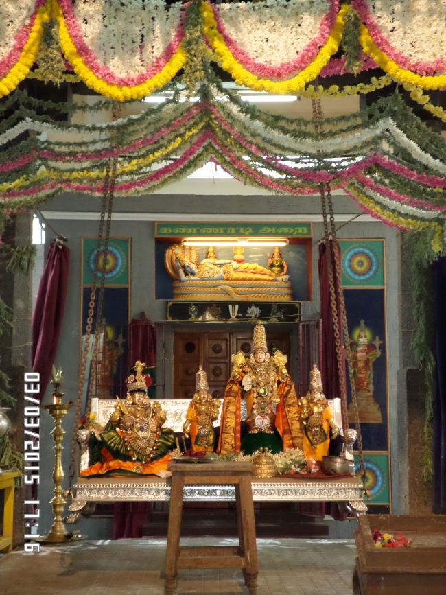 SVDD Srinivasa Perumal temple Dhavanotsavam day 1 2015 -06
