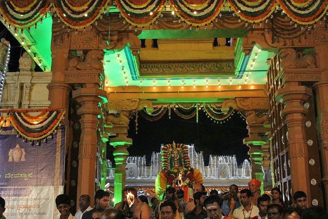 Tirumalagiri Sri lakshmi Venkateswara Swamy Temple Brahmotsavam Hanumantha vahanam 2015 -13