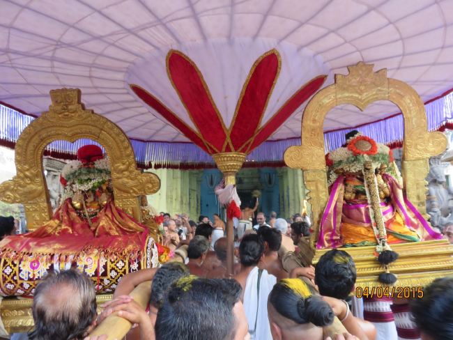 Kanchi Sri Devaperumal Panguni Uthiram utsavam Gandhapodi Vasantham 2015 -16