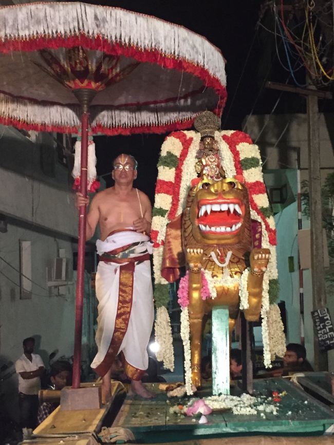 MGR nagar Sri Prasanna Venkatesa Perumal Temple avathara utsavam simha vahanam 2015 07