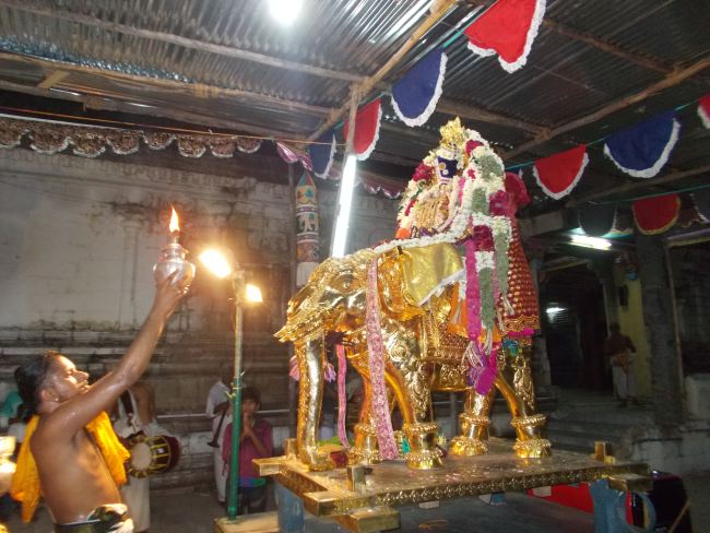 Therazhundur Sri Senkamalavalli Thayar Panguni Uthram Utsavam Yanai vahanam 2015 -06