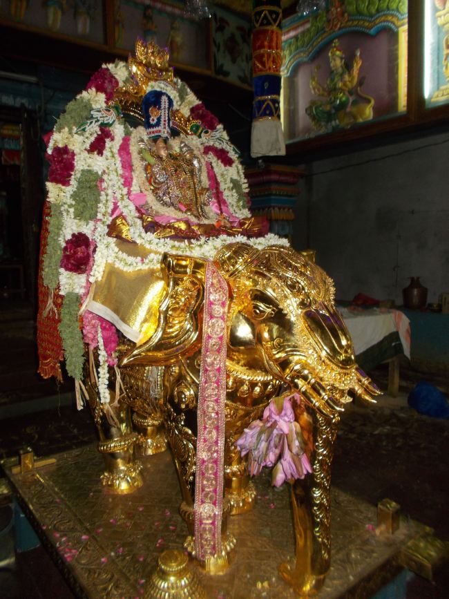 Therazhundur Sri Senkamalavalli Thayar Panguni Uthram Utsavam Yanai vahanam 2015 -18