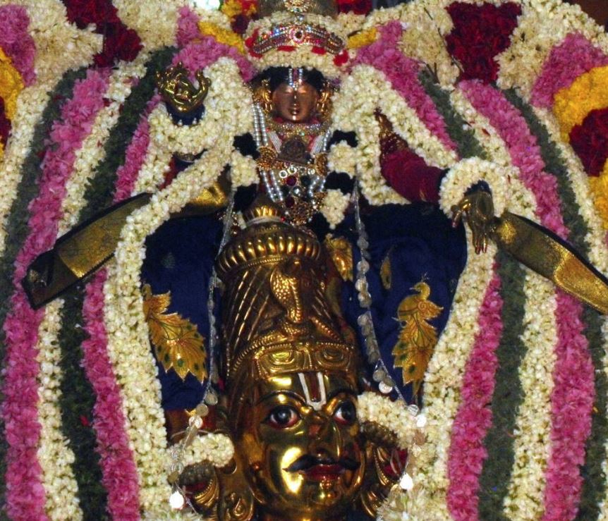 Thirukannamangai Sri Bhakthavatsala Perumal Chithirai Brahmotsavam garuda sevai 2015