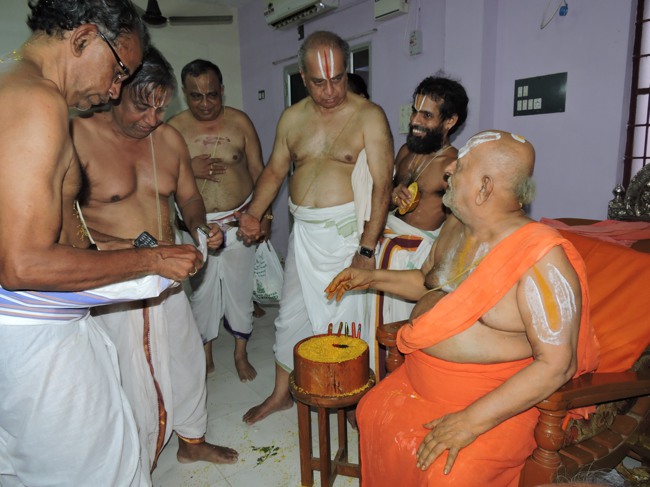 Srimushnam Andavan Sathabisheka Mahotsavam  day 3  Visits-Krishna Premi Maharaj Visits 2015-07