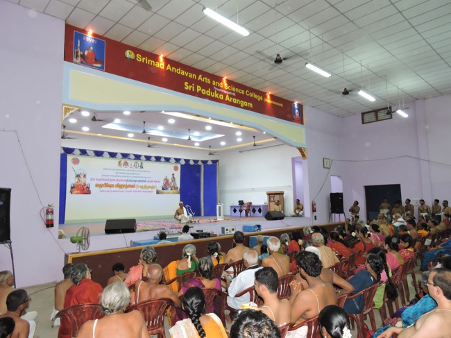 Srimushnam Andavan Sathabisheka Mahotsavam  day 3  Visits-Krishna Premi Maharaj upanyasam 2015-0003