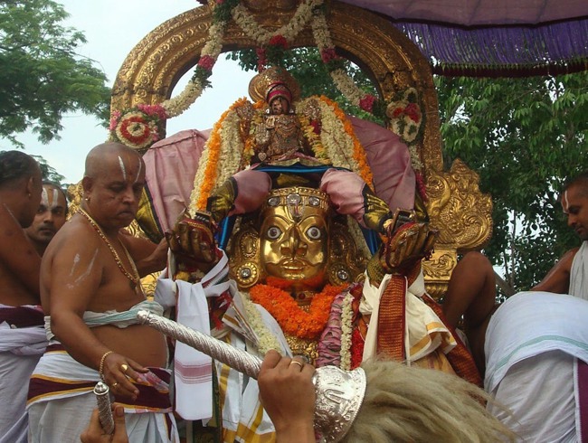 Kanchi Sri Devarajasawami Temple Brahmotsavam Garuda sevai 2015-01