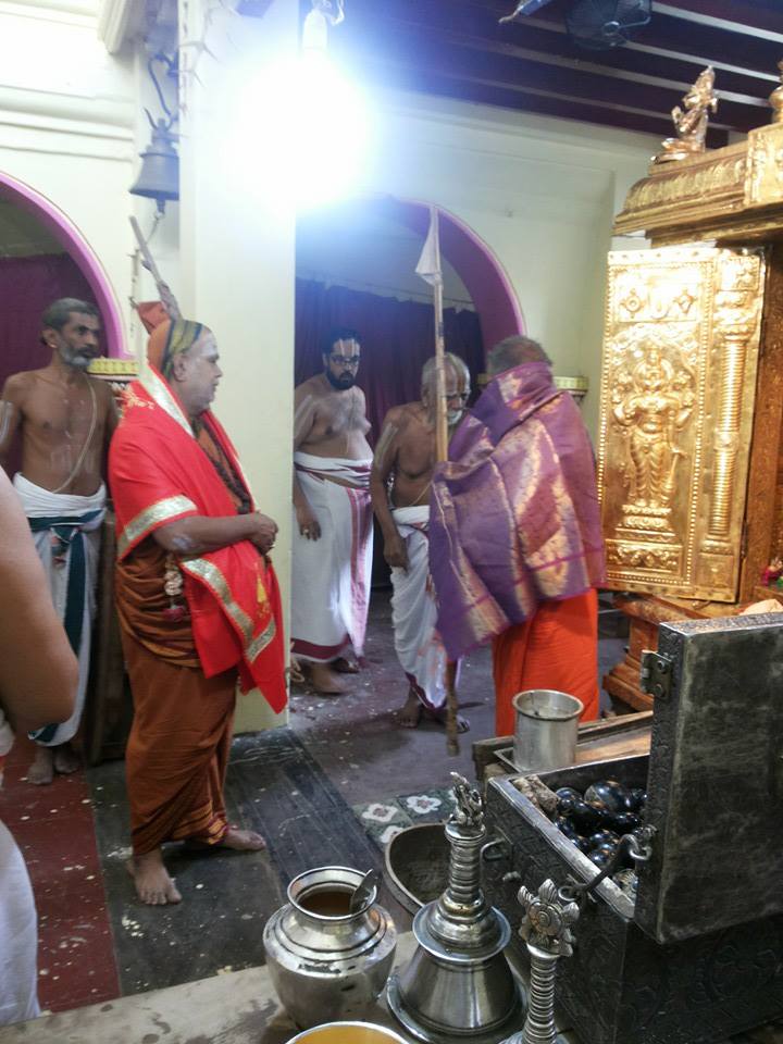 Visakapattinam ramanantha barathi swamy visited  Srimad Azhagiyasingar (6)