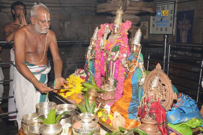 Avani Swathi Sudarsana Homam At Lower Ahobilam Sri Prahaladavardan Temple1