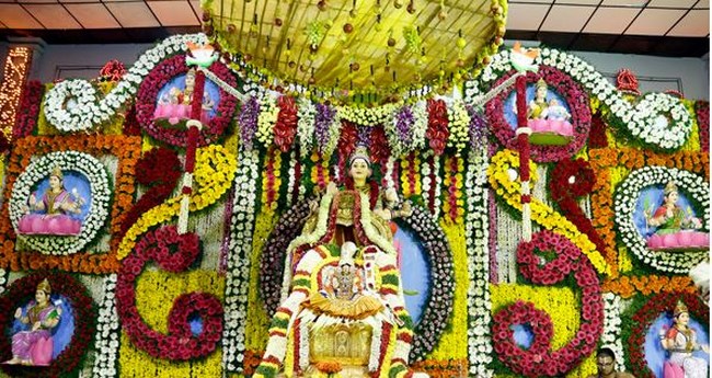 Thiruchanoor Sri Padmavathi Thayar Temple Manmadha Varusha Varalakshmi Vratham6