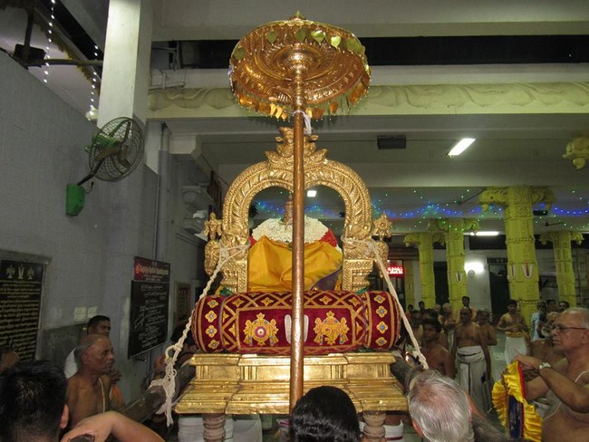 Mylapore SVDD Srinivasa Perumal Temple Swami Desikan Manmadha Varusha Thirunakshatra Utsavam Kannadi Arai Purappadu10