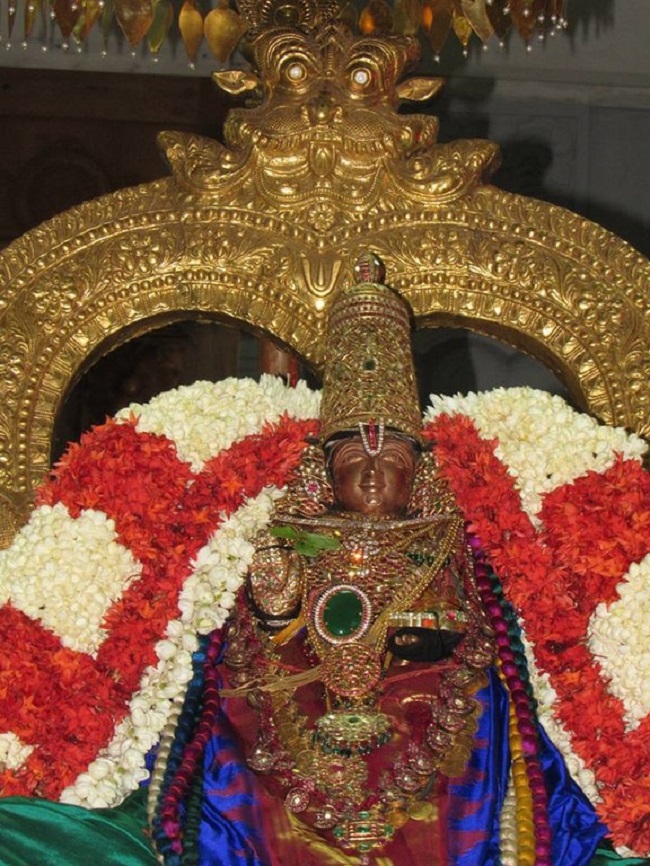Mylapore SVDD Srinivasa Perumal Temple Swami Desikan Manmadha Varusha Thirunakshatra Utsavam Kannadi Arai Purappadu6