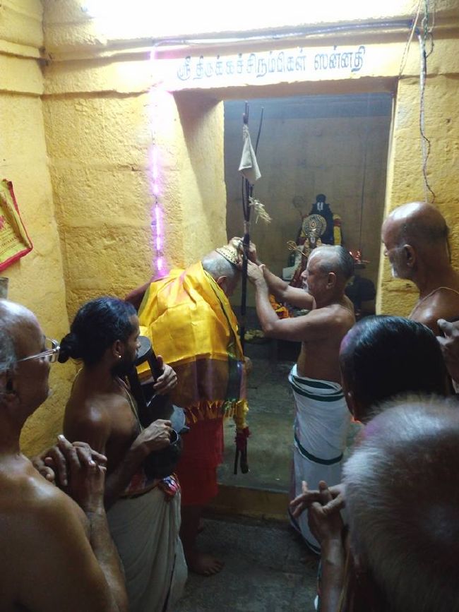 Sri Mushnam Andavan Mangalasaasanam at Kanchi Thirukacchi nambi and Koorathazhwan Sannadhi 2015 15