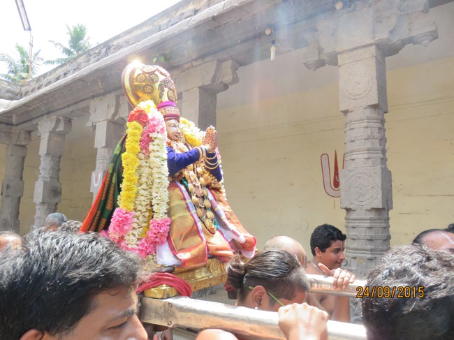 Thoopul Swami Desikan Thirunakshatra Utsavam mangalasasanam at Perundhevi Thayar Sannadhi -2015-05