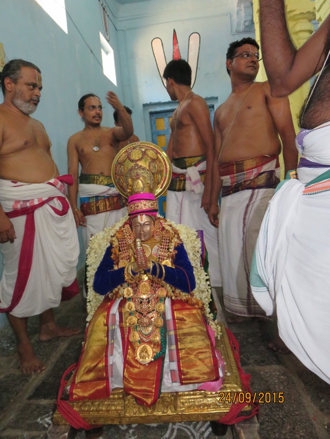 Thoopul Swami Desikan Thirunakshatra Utsavam mangalasasanam at Perundhevi Thayar Sannadhi -2015-26